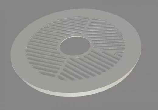 Bahtinov mask for TS-RC8 203 mm / F=1264 mm