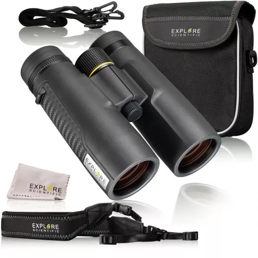 EXPLORE SCIENTIFIC G400 10x42 Dachkant Fernglas mit Phasenvergtung