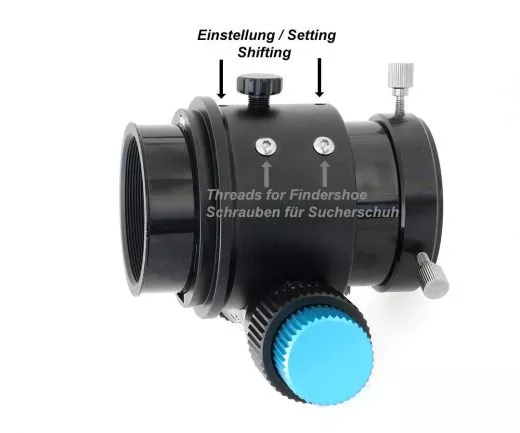 TS 2 Zahntriebauszug mit Zusatzgewinde fr Zubehr bis 5 kg Okularauszug