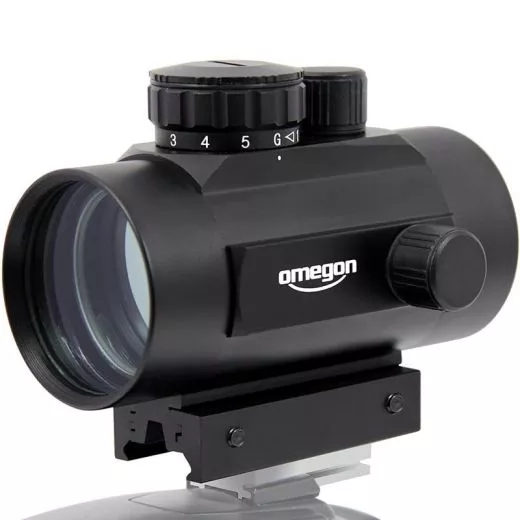 Omegon Leuchtpunktsucher mit Blitzschuhadapter fr DSLR