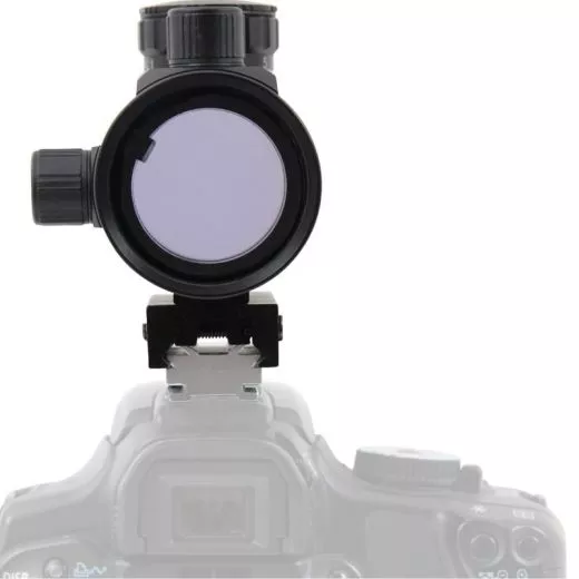Omegon Leuchtpunktsucher mit Blitzschuhadapter fr DSLR