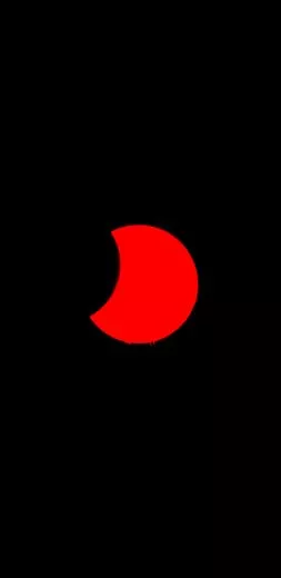 Partiellen Sonnenfinsternis vom 25.10.2022 in H-Alpha durch ein Coronado PST40