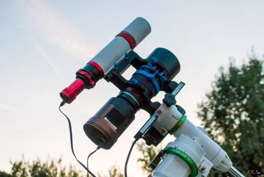 Astrofotografie Schelle Samyang Rokinon Walimex 135mm