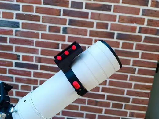 Guidescope clamp telescope/lens