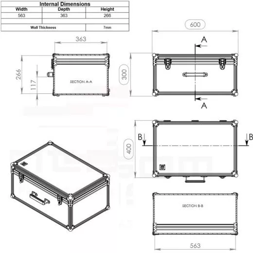 Omegon Transportkoffer fr Nexstar 6 SE