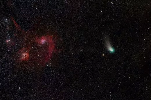 Komet C/2022 E3 (ZTF) mit 135mm Samyang ASI 2600MC