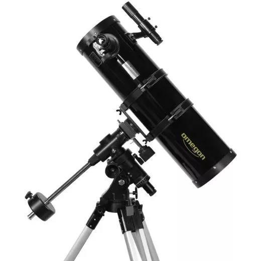 Teleskop Omegon 150/750 Newton auf EQ-4 mit Zubehr