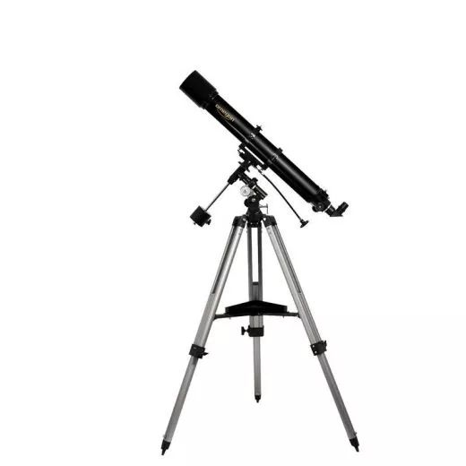 Teleskop Omegon AC 90/1000 Refraktor auf EQ-2 mit Zubehr