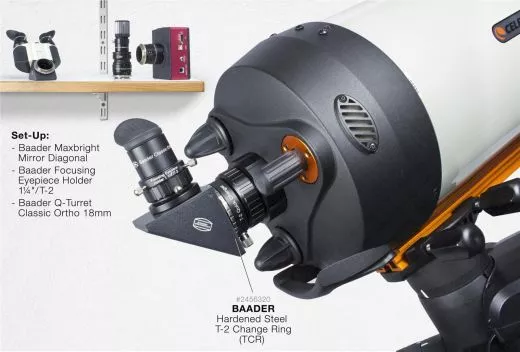 Baader T2 90 Maxbright Zenitspiegel mit 1/10 lambda Oberflchengte