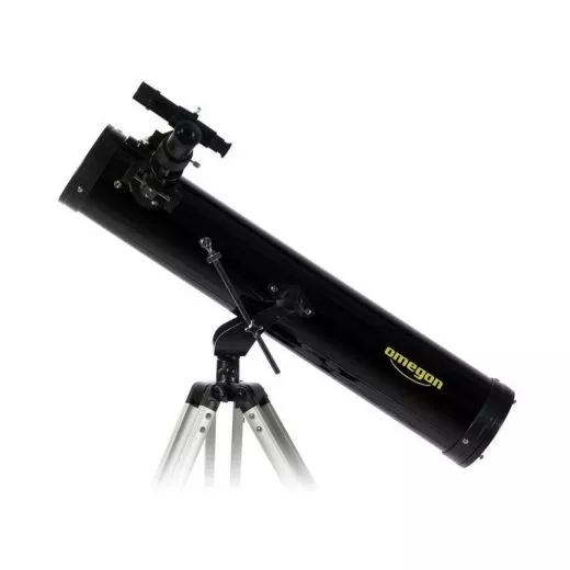Teleskop Omegon 76/700 Newton auf AZ-1 mit Zubehr