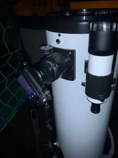 Astrophotography with a Dobsonian DeepSky with a self-built EQ platform