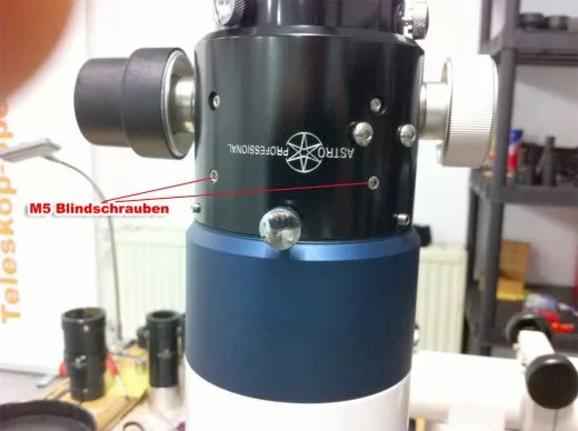 Eyepiece focusers and the blind screws that fell in