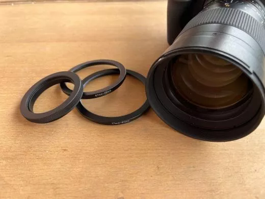 2 Filter an Foto-Objektiv verwenden fr die Astro-Fotografie