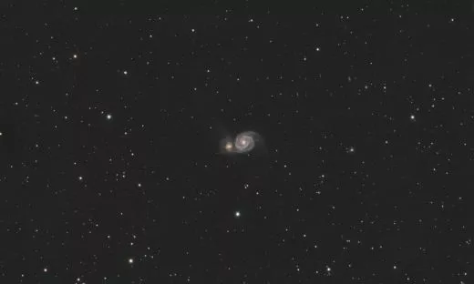 Erfahrung und Aufnahme M51 mit Askar FRA300