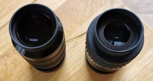 Vergleich Baader Hyperion Aspheric 31mm mit TS WA 32mm Okular an Startravel 120/600