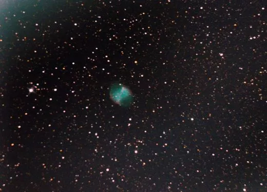 Erstlingsaufnahmen M101, M27 und M51 mit Explorer 150PDS und Canon EOS 250D ohne Komakorrektor
