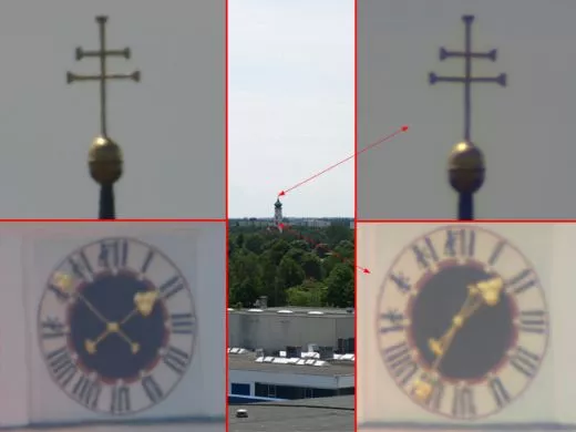 Vergleich ED127 zu einem 6 f/8 Refraktor von SkyWatcher
