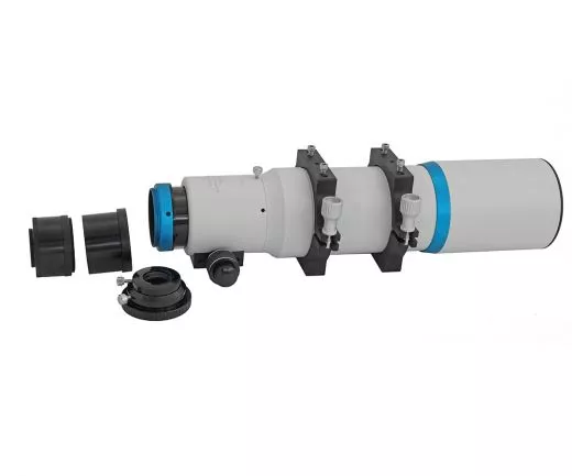 Ts-Optics 100 mm f/6 Flatfield APO refractor with 1.0x full format corrector