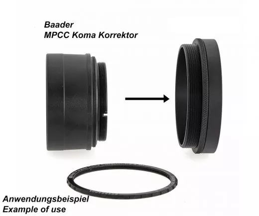 TS Schraubadapter fr TS-GPU & MPCC Baader Komakorrektor an M54x1 Skywatcher Newton