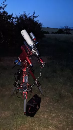 Erfahrung und Testaufnahme mit Askar V bei 80mm mit Reducer