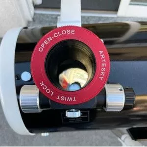 Artesky Twist Lock Adapter / Klemmung fr Skywatcher Newton M54x1 Okularauszug