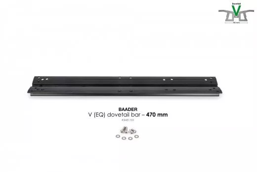 Baader rail V, 470mm for SC C8, C9.25 and C11 on Vixen GP clamp