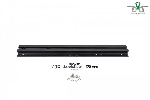 Baader rail V, 470mm for SC C8, C9.25 and C11 on Vixen GP clamp