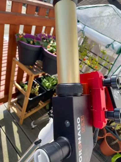 Short experience with ZWO AM5 and Coronado PST for solar observation