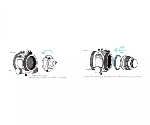 Askar 0,8x Reducer / Korrektor fr 120Apo