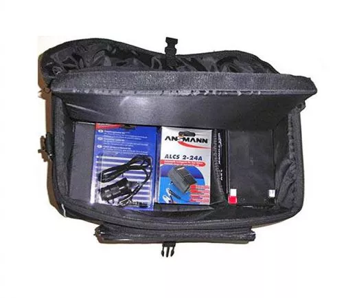 TS-Optics 9Ah Powerset 12V - Akku, Ladegert, 12V Kabel, Tasche