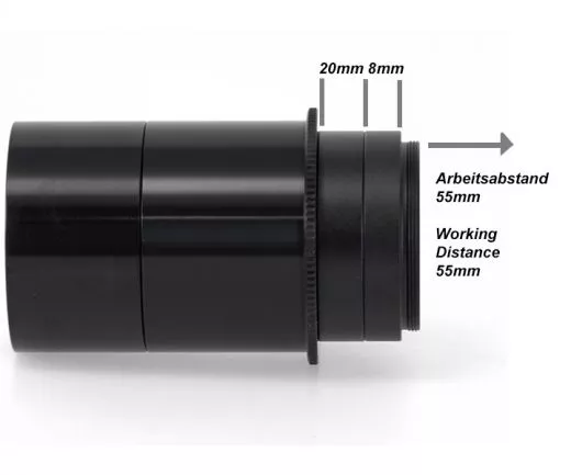 TS 1,0x 2 mit T2 (Flattener / Bildfeldkorrektor) fr Refraktor
