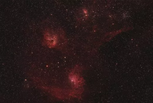 First experience with WO Redcat 51 IC405 Flame Star Nebula