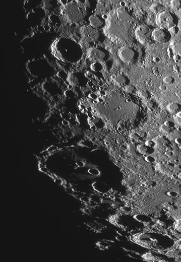 Moon images in turbulent air movement with an STF Mirage 7 and an ASI 178MC on January 19, 2024