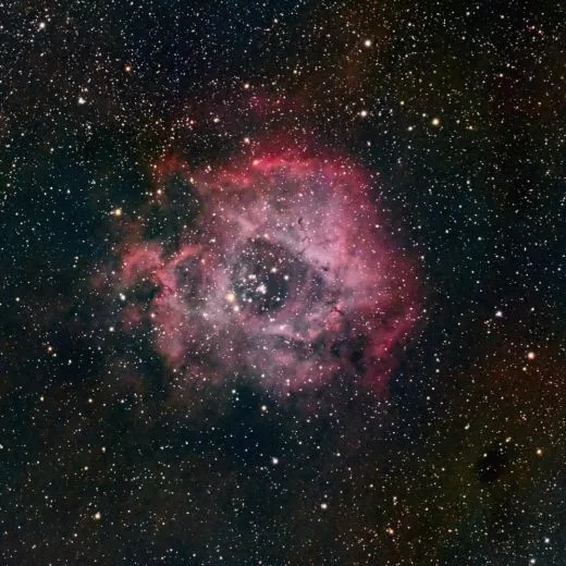 Image of the Rosette Nebula with Askar FRA300 Nikon D850