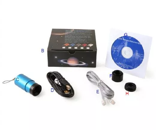 TS-Optics ToupTek Color Camera and Autoguider - D=6.46 mm Sensor