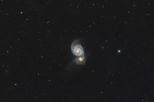 Experience and recordings M51 with Askar 140APO