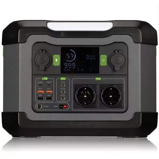 BRESSER Set Mobile Power-Station 1.200 W + Solar-Ladegert 120 W