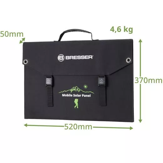 BRESSER Set Mobile Power-Station 1.200 W + Solar-Ladegert 120 W