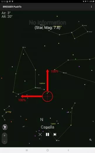 BRESSER PushTo AR-80/400 smart telescope with tripod