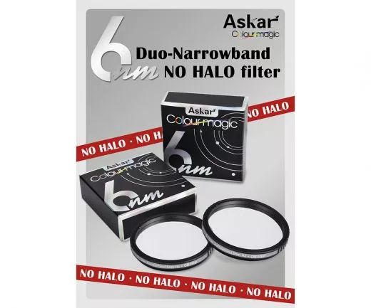 Askar Colour Magic Duo-Band D1 2 6nm Duo Schmalband Filter H-Alpha und O-III fr Astrofotografie