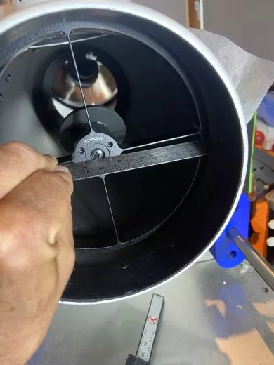 Ausbau der Standard Fangspiegelspinne und Umbau auf CYCK von MAXGEEK
