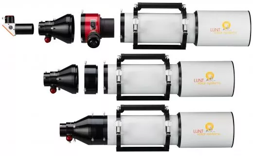 LUNT LS130MT/B3400R&P Allround APO Teleskop fr Sonne + Sternenhimmel --