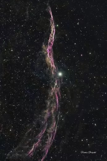 NGC 6990 image with Seestar S50 and filter