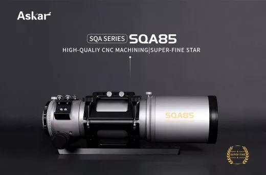 Askar SQA85 85mm 408mm f/4.8 APO Apochromatic Refractor
