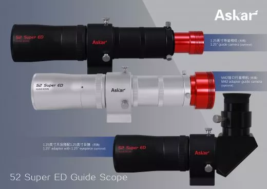 Askar 52mm F/4.8 Leitrohr / Super ED Guidescope - Farbe schwarz