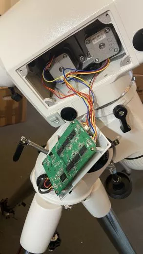 Platinentausch bei einer EQ6 - RS232 auf USB und neuer 12V Anschluss