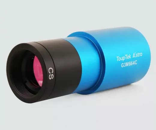 TS-Optics ToupTek G3M664C Color Planetary Camera and Autoguider - Chip D=9.01 mm