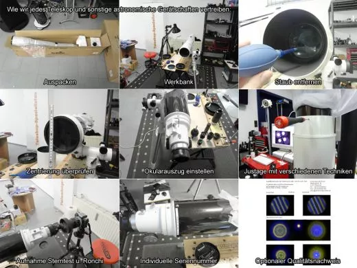 What we do before we deliver a telescope
