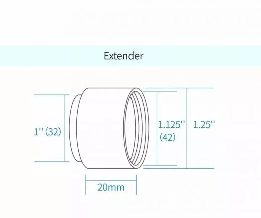 TS-Optics ToupTek GPCMOS02000KPA Color Camera and Autoguider - Chip D=6.46 mm
