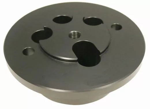 Geoptik Adapter fr AM5 / AM3 Montierung zur Montage auf dem SkyWatcher EQ6 Stativ